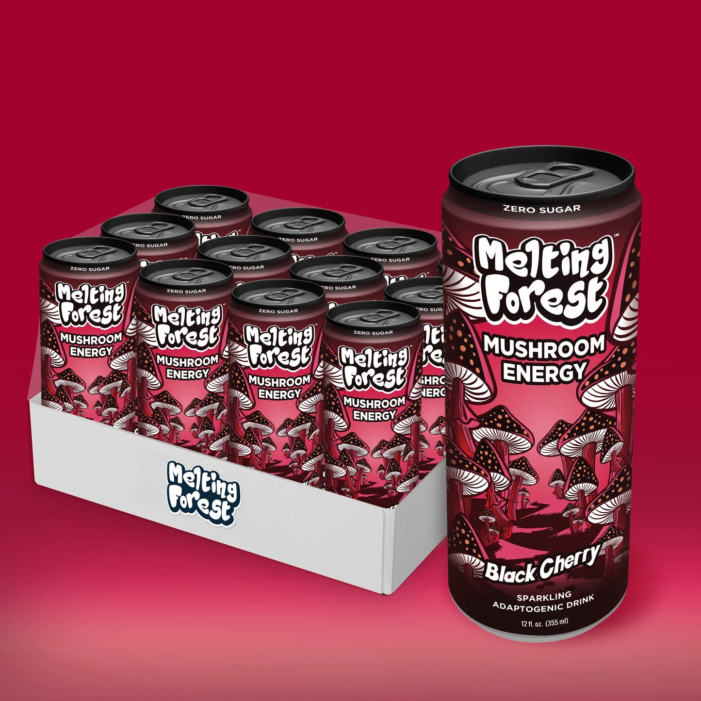Mushroom Sparkling Water -  12 pack